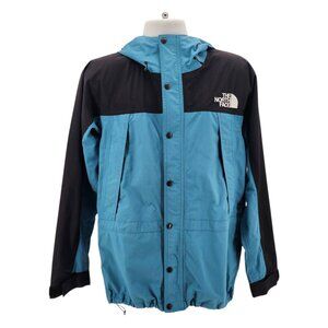 Vintage The North Face Mens Large Jacket Gore-Tex Mountain Hooded Zipper Blue